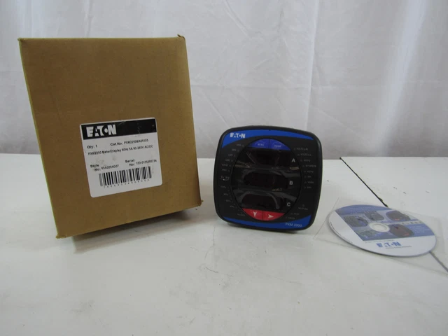 Eaton NSB PXM2250MA65105 Energy Meters Meter Reader w/ Display 5A 265V 50/60Hz 6