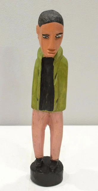 African Statue Colonial Figure West Africa