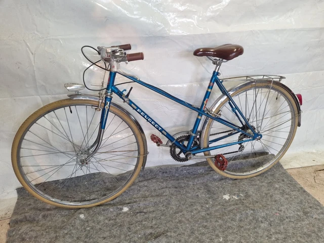 Vélo De Course Peugeot Vintage Années 70 - Cadre Acier Allégé 23 Pouces - 12 Vitesses - À Restaurer
