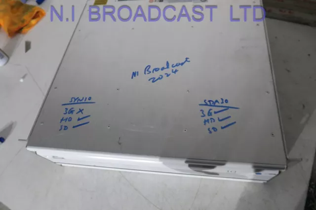 Snell wilcox IQ frame with 12x  3G / HD DAss and 9 x iqsyn10 frame syncs HDSDI 3