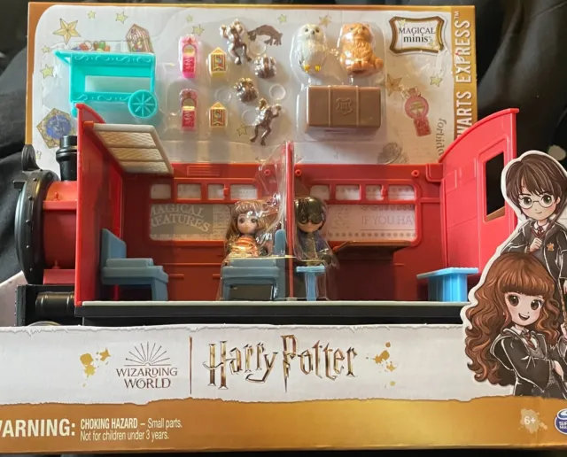 Wizarding World Harry Potter Magical Minis Hogwarts Express Train Toy Playset!