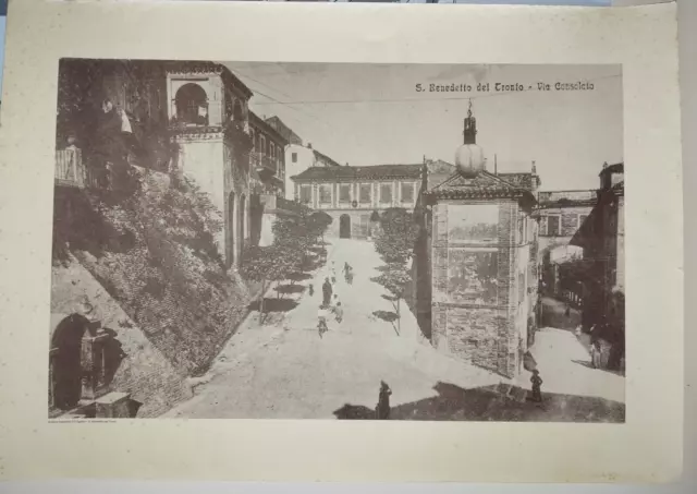 Archivio Sgattoni - Riproduzione Foto San Benedetto Del Tronto Antica - 50X35 Cm