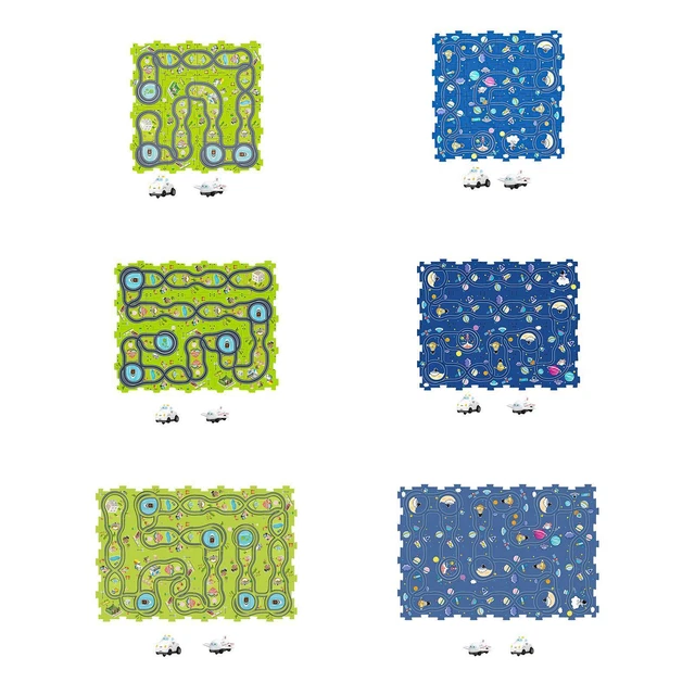 Track Puzzle Boards Jigsaw Track Building Blocks for Girls Preschool Kid