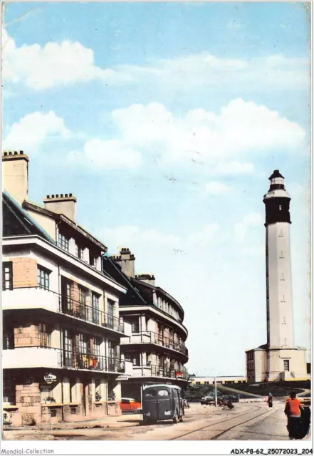 ADXP8-62-0743 - CALAIS - le phare et le boulevard des alliés