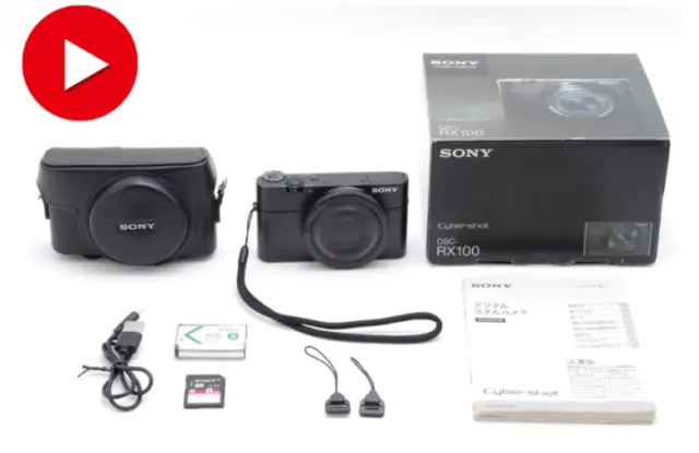 Video [ Top MINT w Box ] Sony Cyber-Shot DSC RX100 Digital Camera 20.2MP Japan