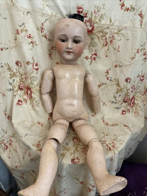Poupée Ancienne Porcelaine – 15 Cm – Années 1990 – Sans Marque – Collection