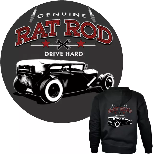Hot Rod Hoodie Sweatshirt Oldtimer Garage Speedshop Auto Biker Rockabilly *1049