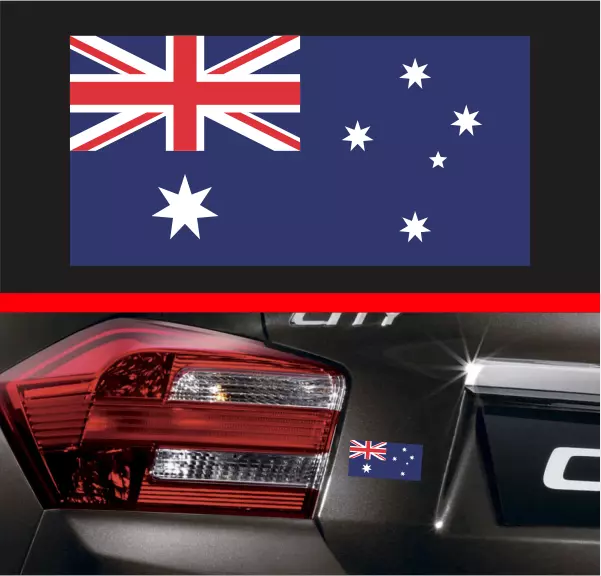 Australian Flag Vinyl Decal Bumper Sticker Australia Laptop Car Window Sticker
