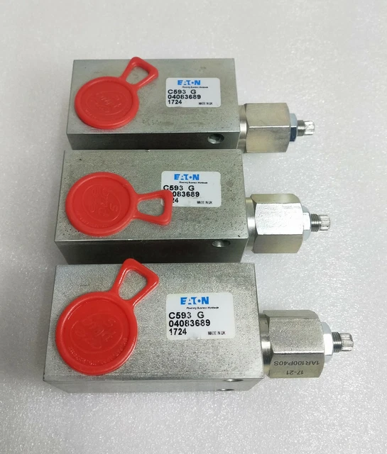 Vickers Eaton Cxp593 57504 / Eaton C 593 G Hydraulic Power Pack Shell (Lot Of 3)