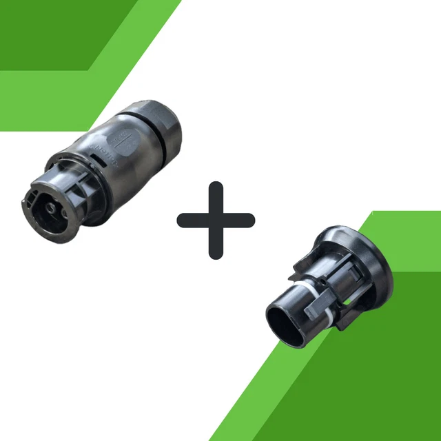 URPIZY IP67 Waterdichte Vrouwelijke Stekker Eindkap | Voor Betteri BC01, Hoymiles, Envertech