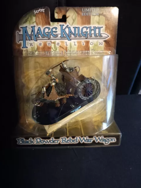 Wizkids Limited Edition 2001 Mage Knight Black Powwder Rebel War Wagon OV siehe