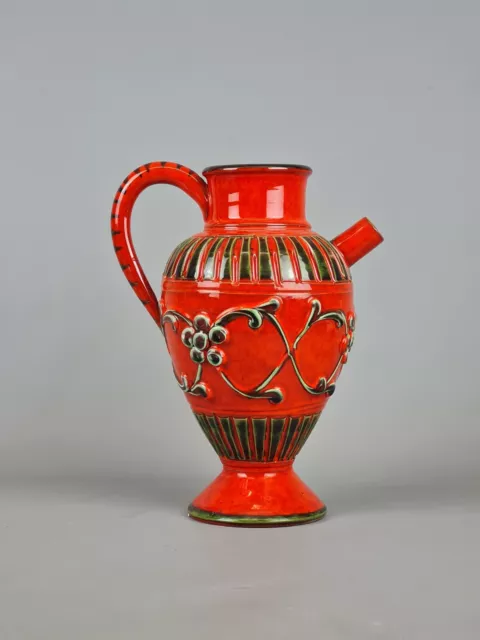 Vintage Keramik Vase Krug Italy Design Fat Lava Mid Century  Blumenvase