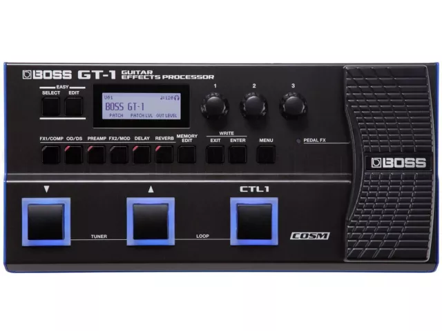 BOSS GT-1 PEDALIERA MULTIEFFETTO GT1  x chitarra elettrica,nuova!