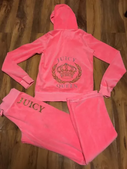Stunning Juicy Coutute Girls Tracksuit Size XL (12-14)