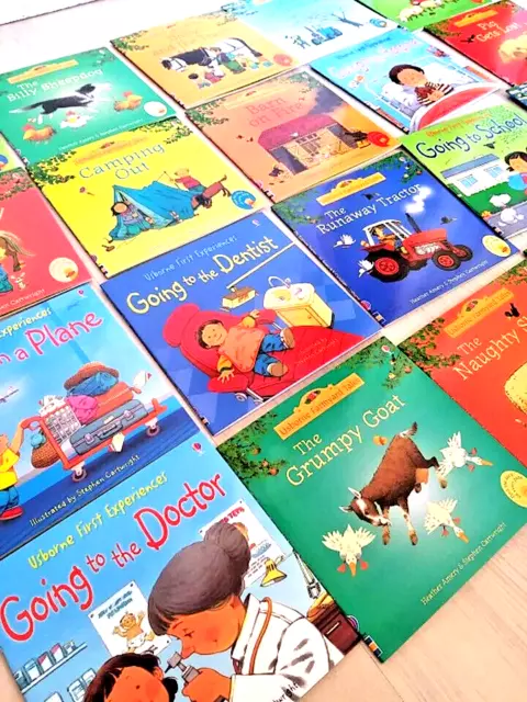 20Books/Set 15x15cm kids Usborne Picture Books Children Baby famous Story