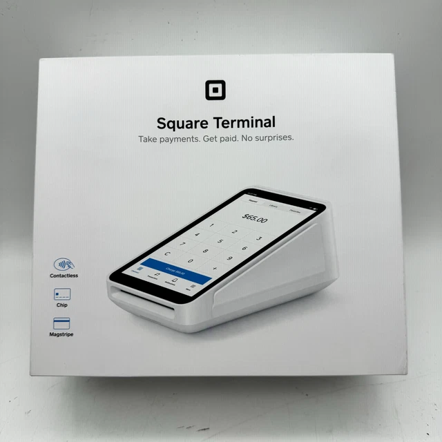 New - Square Terminal for Credit Cards - White