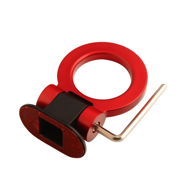 Gancio di traino universale anello track racing style decorazione per ogni auto SUV