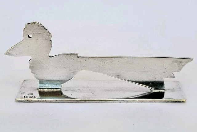 3 Porte-couteaux Animaliers En Faïence - Style Art Déco / Art Nouveau