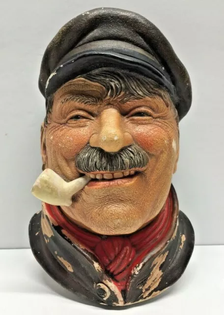 VTG 1984 THE BARGEE Legend Products Made in England Chalkware Signed F. Wright