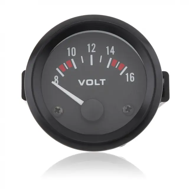 Volt Gauge Meter Voltage LED Backlight 8-16V for Car SUV Voltmeter 2 Inch 52mm