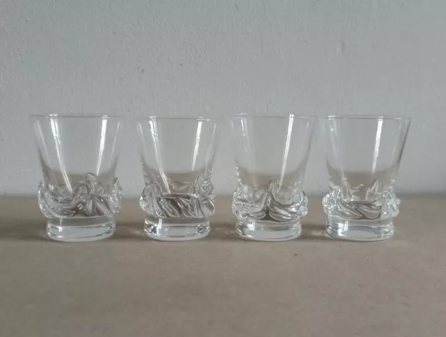 Daum France Verres à Liqueur en Cristal - Modèle Sorcy