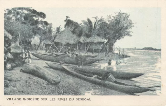 VILLAGE INDIGENE SUR LES RIVES DU SENEGAL ( Animées ) 28149