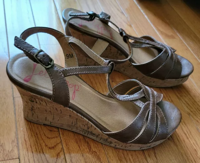 Circus By Sam Edelman Wedge Sandals, Cayden, Camelot, Size 9M, L@@K!