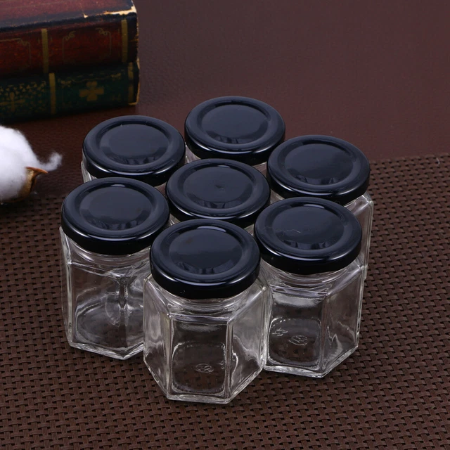 45 ML Wabenglas Honigflasche Aus Kristall Vorratsdose Für Schatz Glasflasche