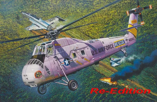 Trumpeter 02884 HH-34J USAF Combat Rescue - Re-Edition 1:48 Modellbausatz Neu