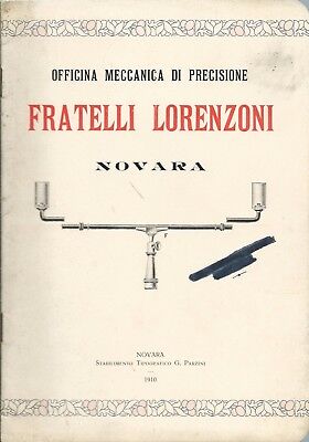 Catalogo Lorenzoni Strumenti Scientifici Geodesia Novara 1910 - Filo a Piombo