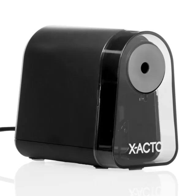 Electric Pencil Sharpener, with Pencil Saver ,Black, 1 Count