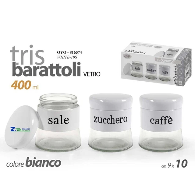 12 Adesivi Trasparenti Per Dispensa - Etichette Per Barattoli Zucchero, Caffè, Sale E Più (6 Cm) - Foto 2