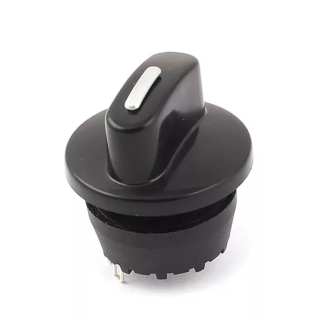 Fan Selector Rotary Switch with Black Control Knobs 4-Position 3-Speed Adjust