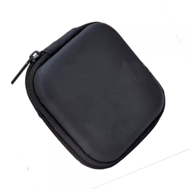 Small Pouch Storage Case Headphone Portable Earbud Bag Round Travel