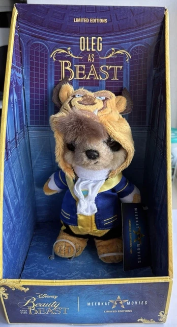 MEERKAT MOVIES OLEG as Beast Limited Edition Plush Soft Toy Boxed w ...
