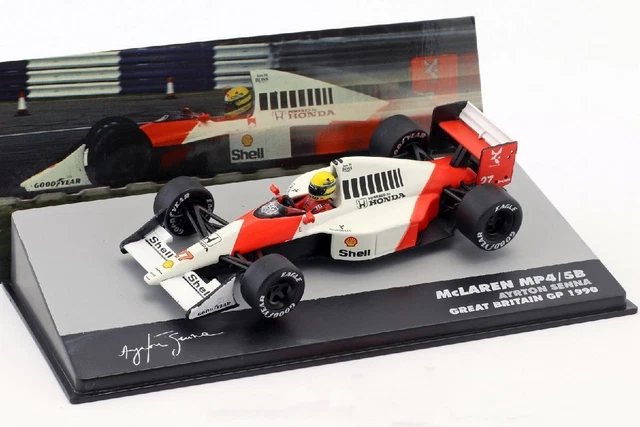 Altaya 1/43 MCLAREN HONDA F1 MP4 5B BRITISH GP WINNER AYRTON SENNA 1990 MCLARE