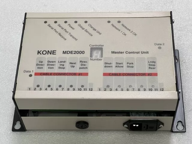 Kone MDE2000 509205G01 REV 0,6 decodificador de ascensor unidad de control maestra usada
