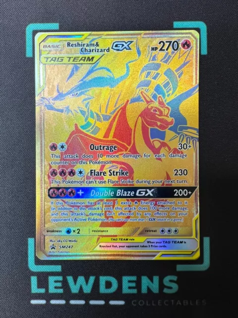 Carta Reshiram e Charizard-GX (NM)