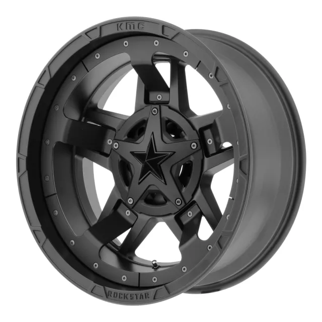 XD 18x9 XD827 Rockstar III Wheel Blk 6x5.5/135 +0mm for F-150/Silverado/Sierra