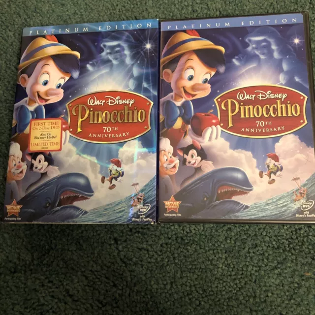 Pinocchio (DVD, 2009, 2-Disc Set, 70th Anniversary Platinum Edition)