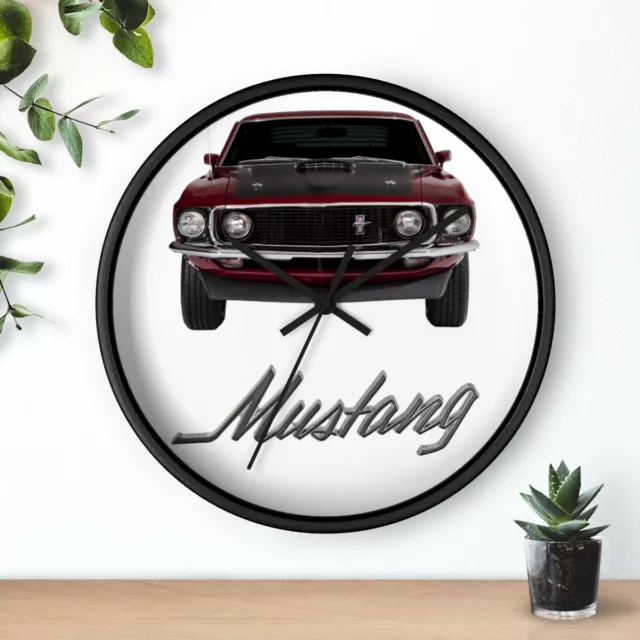 1969 Mustang Wall clock Gift Decor Classic Muscle