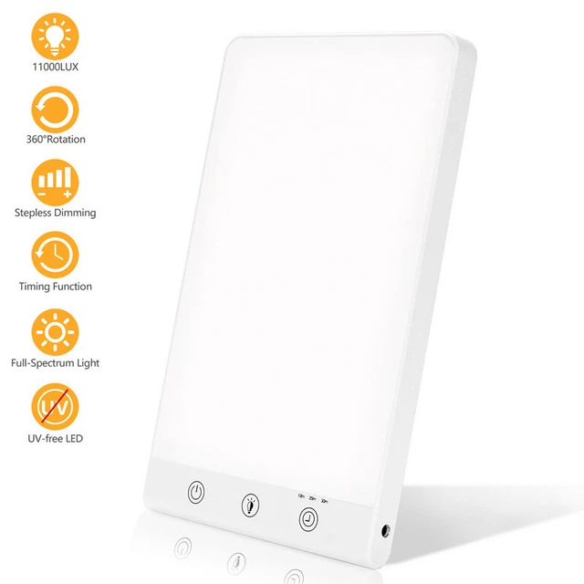 Lámpara de luz diurna regulable lámpara LED terapia de luz lámpara de terapia de luz 11000 LUX