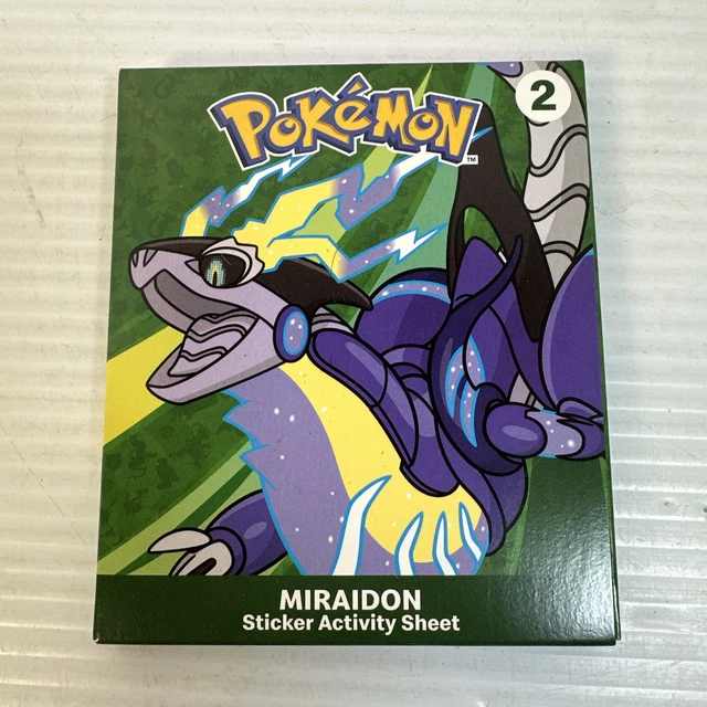MCDONALDS POKEMON MIRAIDON Sticker Activity Sheet And Cards Happy Meal Toy  #2 $8.82 - PicClick AU
