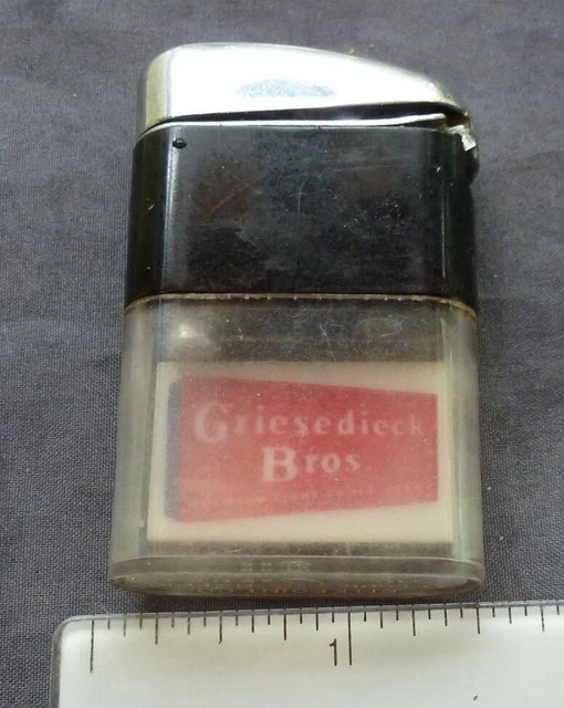 ADVERTISING CIGARETTE LIGHTER-Griesedick Bros.