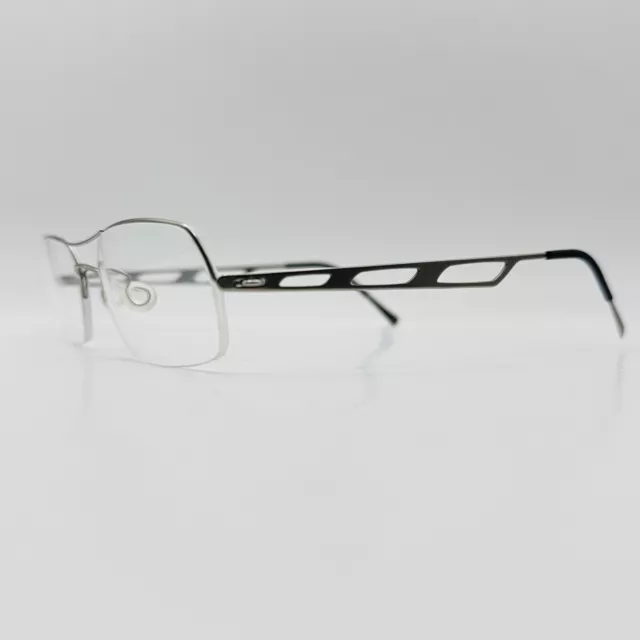 Lindberg Lunettes Hommes Femmes Carré Argent Strip Titanium Mod. 3002 P10 49/17 3