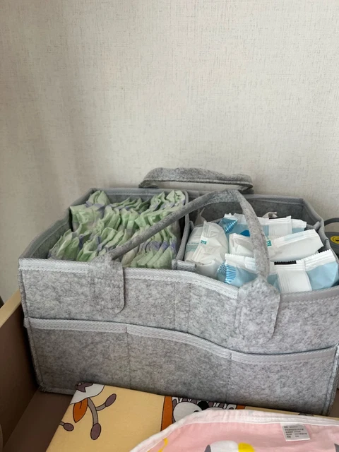 Diaper Caddy Organizer Portable Holder Bag Nursery Baby Essiantials Storage Tote 8