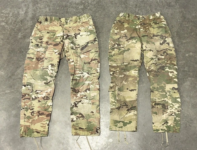 Lot of 2 US Military Issue Female Army OCP Camo Pants Trousers 31 & 35 Regular