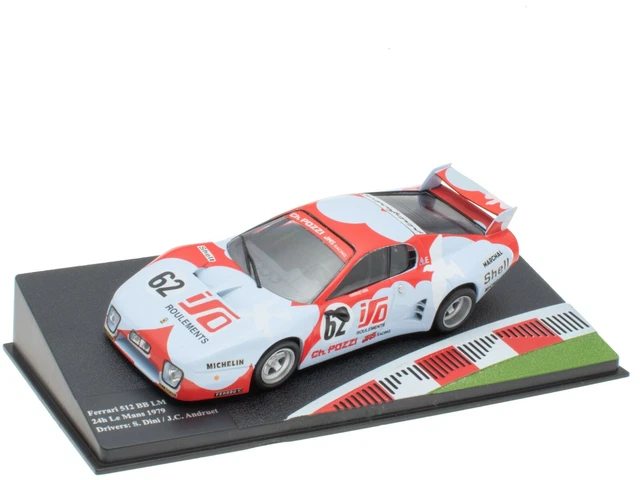 Miniature Ferrari 512BB #73 - 24H Du Mans 1982 - AMR - 1/43 - Made In France
