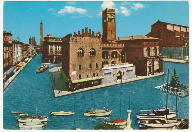Bologna - Piazza Nettuno E Via Rizzoli Se Ci Fosse Il Mare -98110-