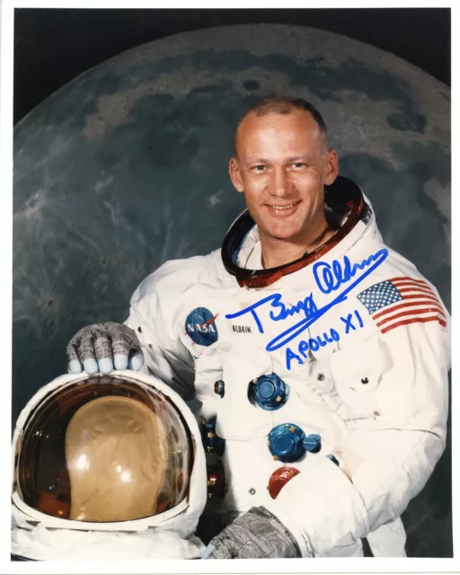 Astronaut Archives offers signed  CHOICE Buzz Aldrin wss NASA glossy w/Apollo Xl